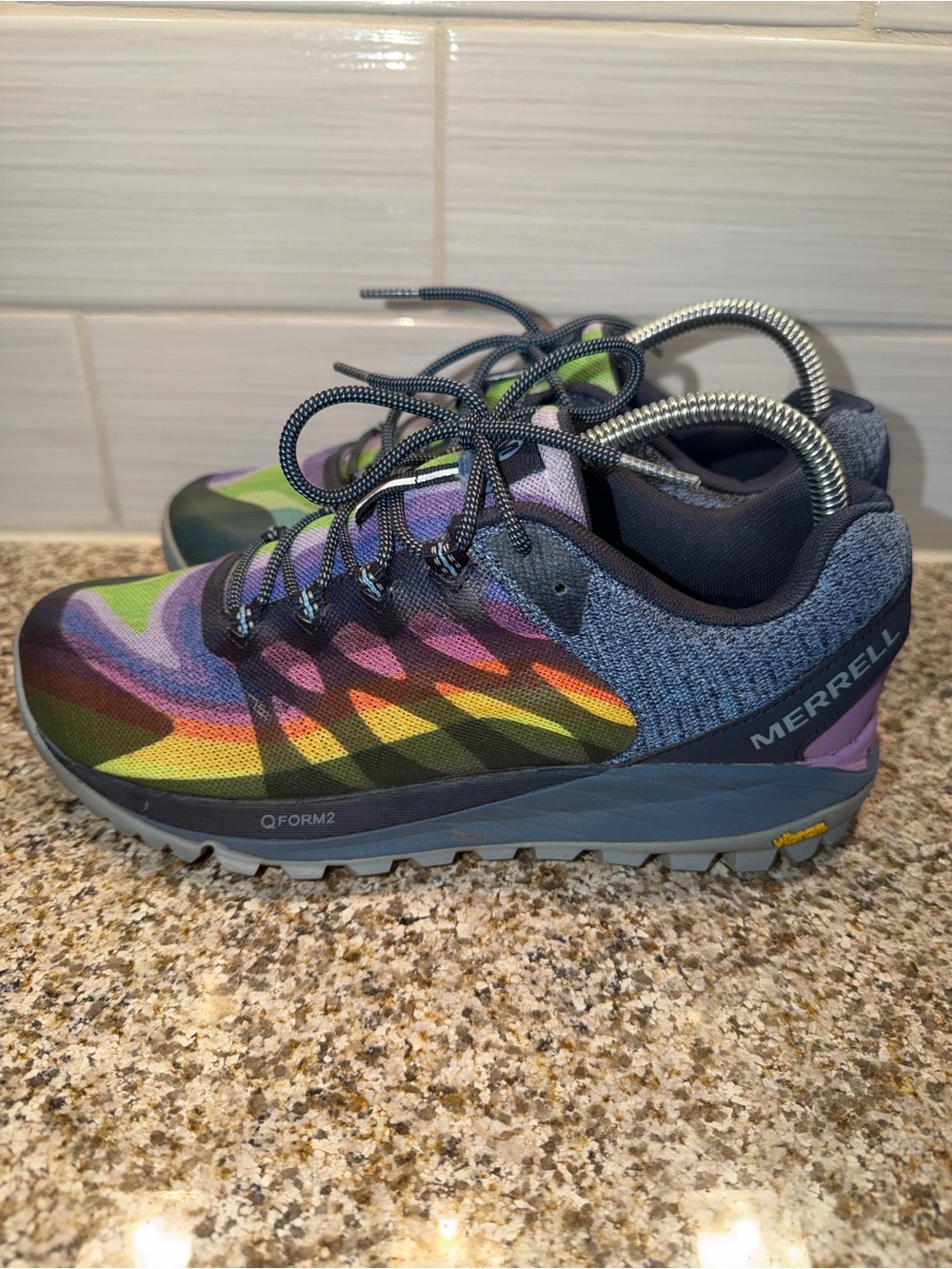 Merrell Navy Multicolor Gradient Trail Shoes